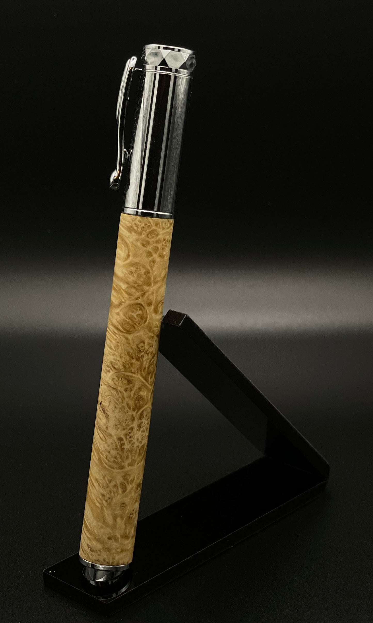 Box Elder Burl Rollerball Pen