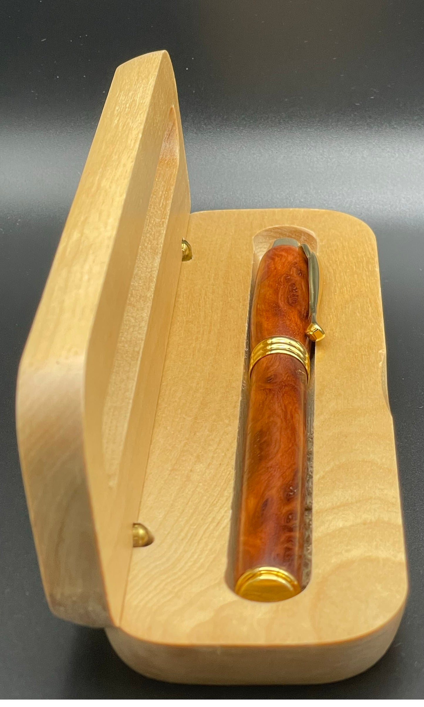 Red Coolabah Burl Executive Fountain Pen