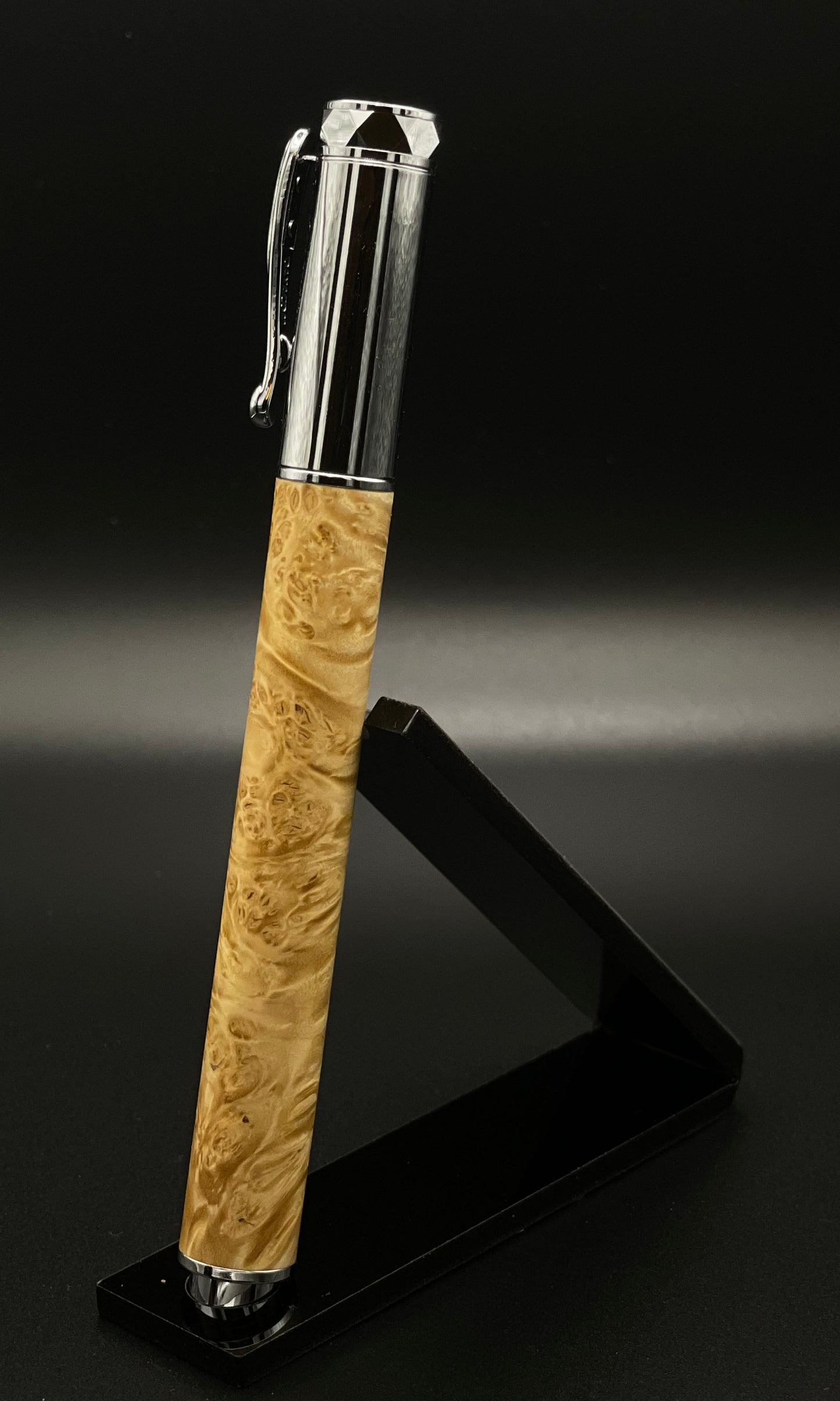 Box Elder Burl Rollerball Pen