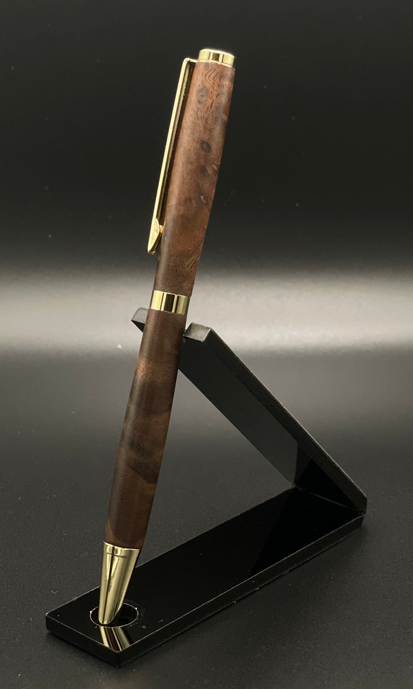 Walnut Burl Slimline Pen