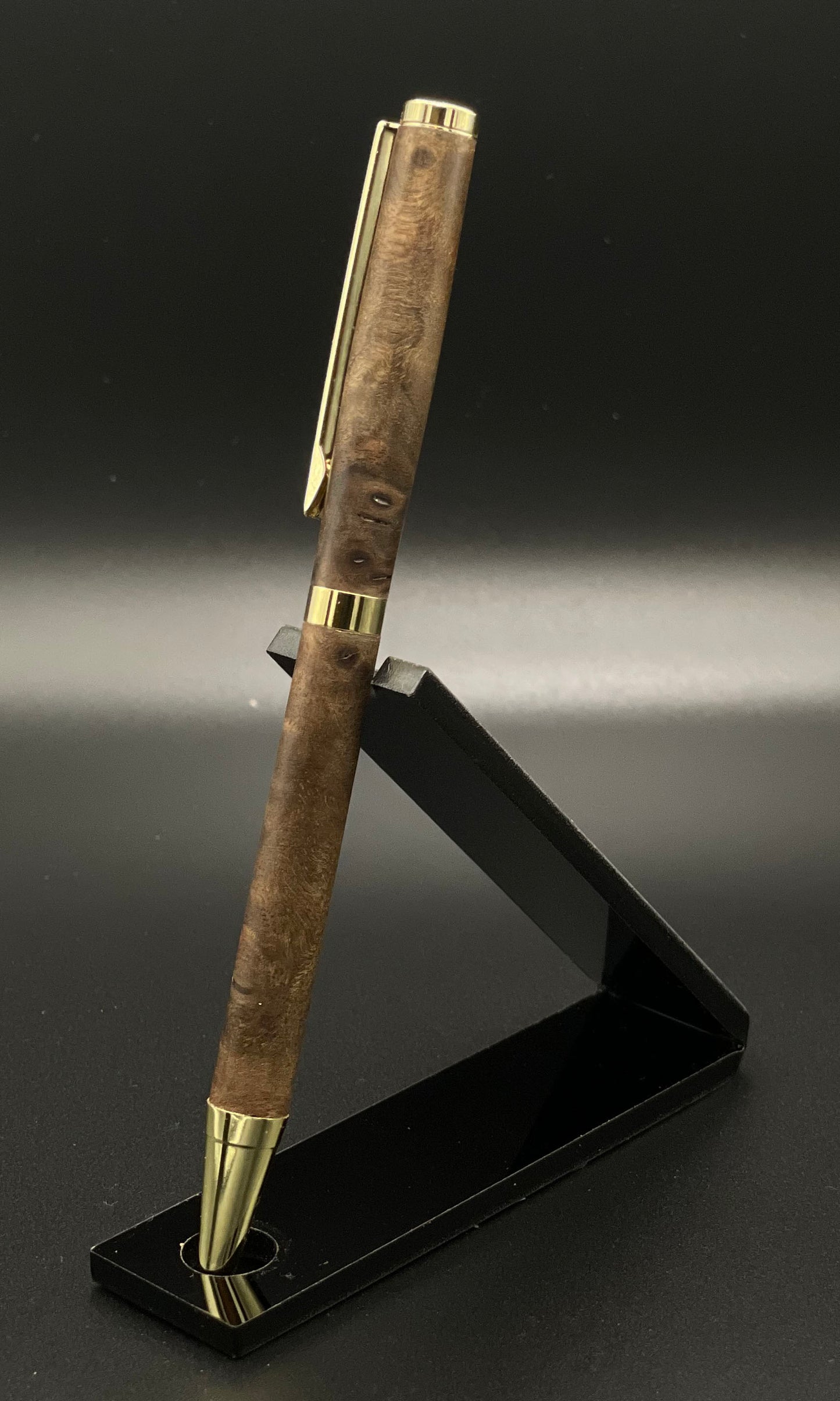 Walnut Burl Slimline Pen