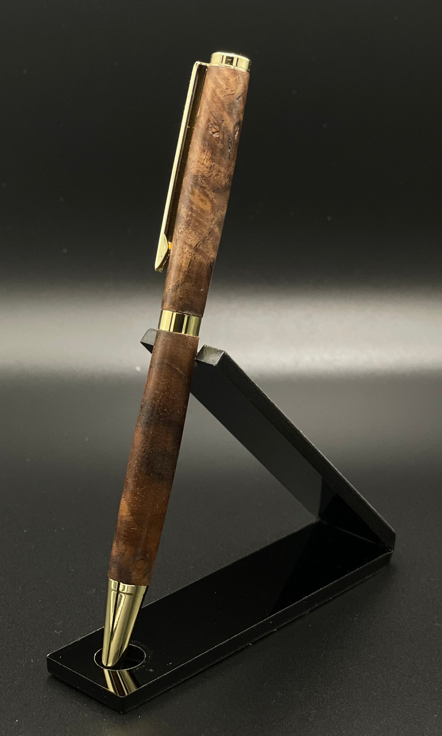 Walnut Burl Slimline Pen